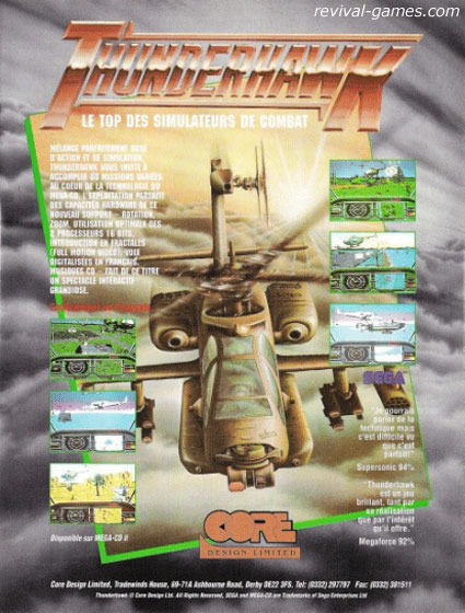 Publicité Thunderhawk Mega CD !